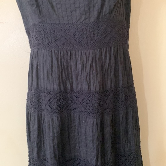 I•N•C International Concepts cotton black sundress size 2 - Picture 4 of 9